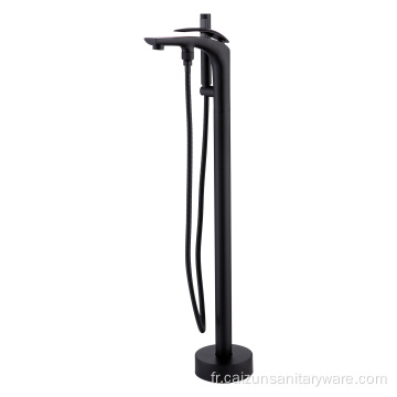 Taps de bain autoportants noirs